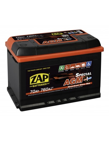 ACUMULATOAR AUTO ZAP GAMA AGM