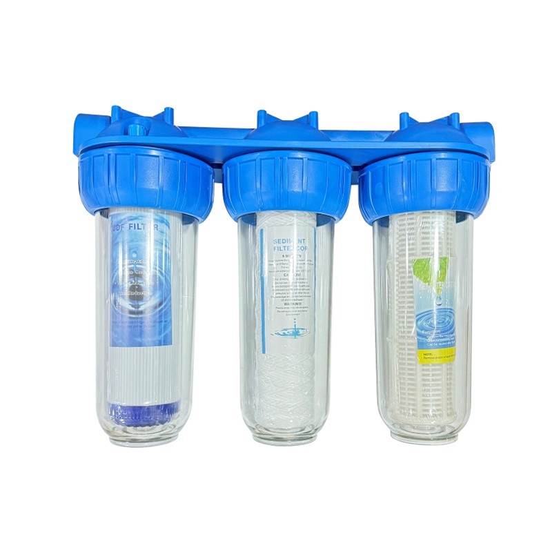 Sistem filtrare apa 10 inch filet 1 triplu corp Nature Water