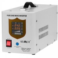 UPS CENTRALE TERMICE SINUS PUR 1500VA 1050W 24V KEMOT URZ3427 borne externe necesita 2 acumulatori 12v inseriati