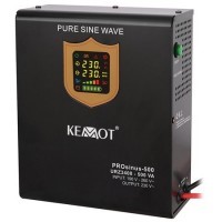 UPS CENTRALE TERMICE SINUS PUR 500VA 300W 12V KEMOT URZ3408 wall mount borne externe