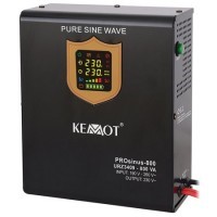 UPS CENTRALE TERMICE SINUS PUR 800VA 500W 12V KEMOT URZ3409 wall mount