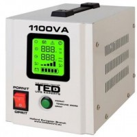 UPS pentru centrala termica pe lemne gaz TED Electric 1100VA 700W Runtime extins utilizeaza 1 acumulator neinclus sinusoida pura TED1100NEW